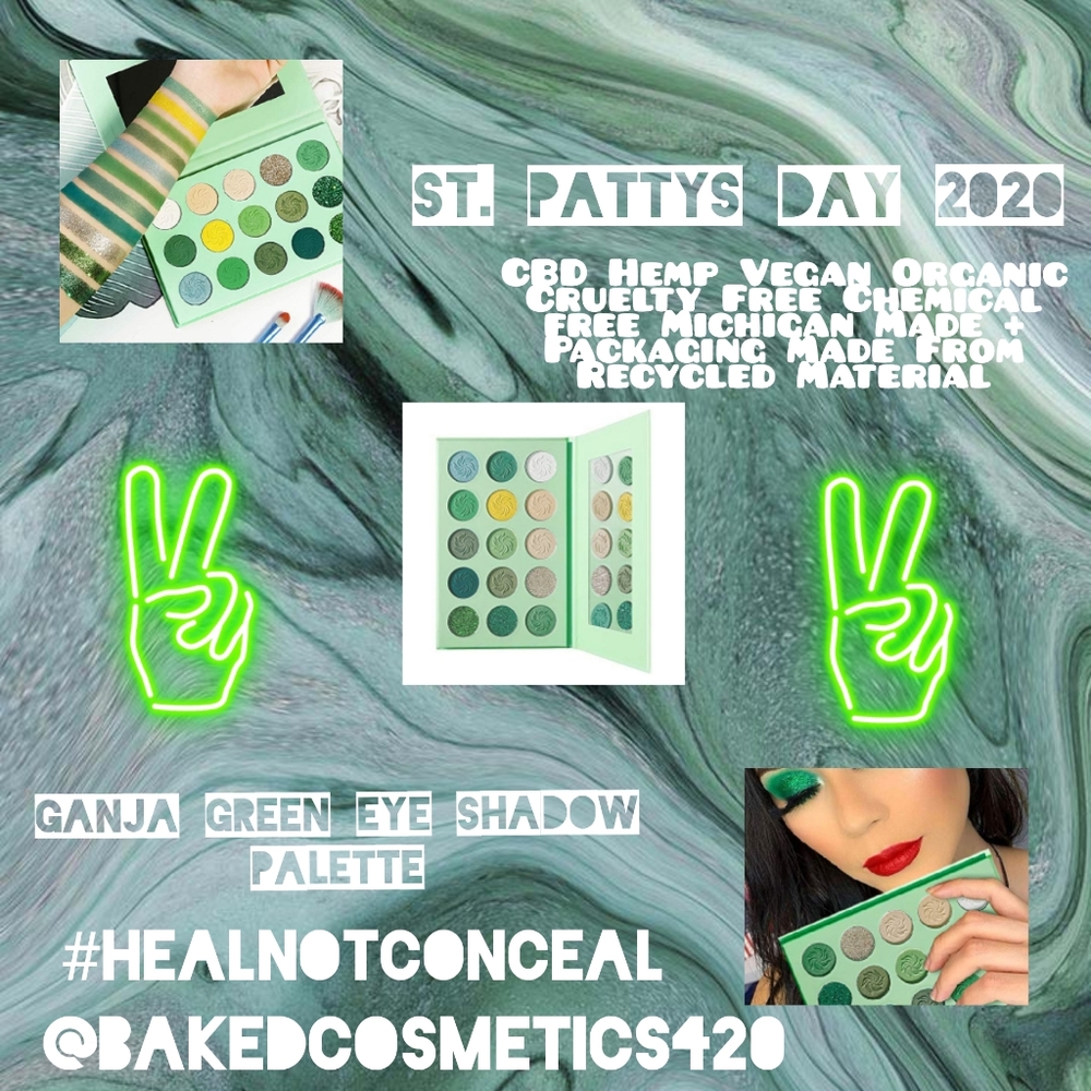 GANJA GREEN EYE SHADOW PALETTE💚